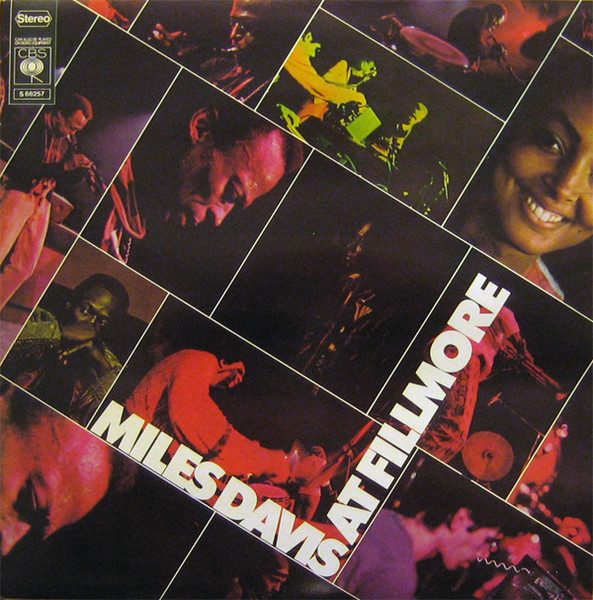 Miles Davis - Miles Davis At Fillmore Album Cover [Metaalprint]