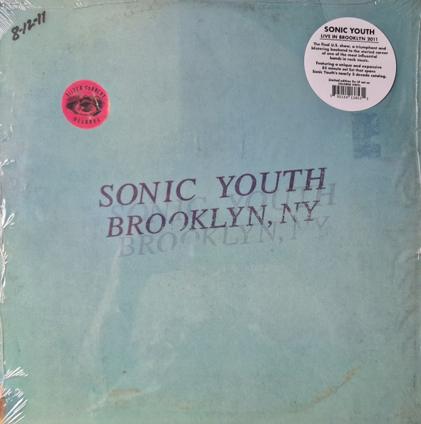 Sonic Youth - Live In Brooklyn 2011 Album Cover [Metaalprint]