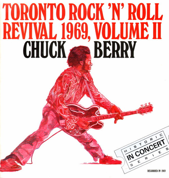 Chuck Berry - Toronto Rock 'N' Roll Revival 1969, Volume II Album Cover [Metaalprint]