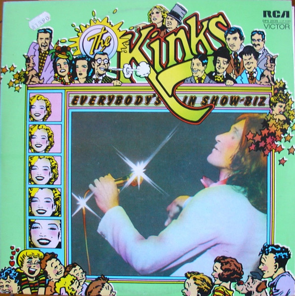 The Kinks - Everybody's A Star Album Cover [Metaalprint]