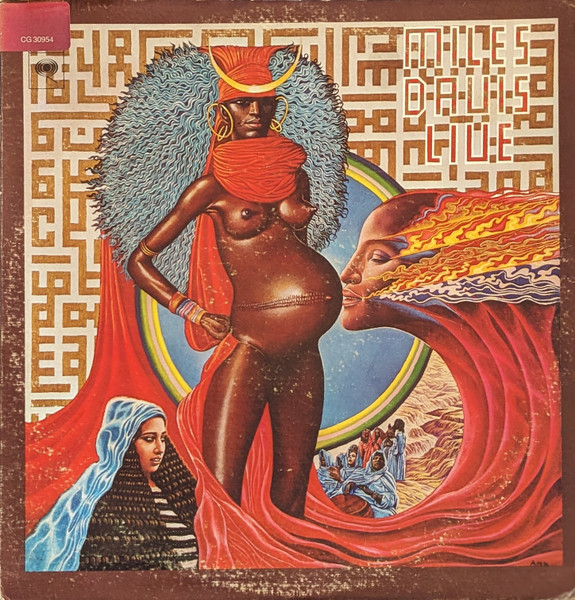 Miles Davis - Live-Evil Album Cover [Metaalprint]