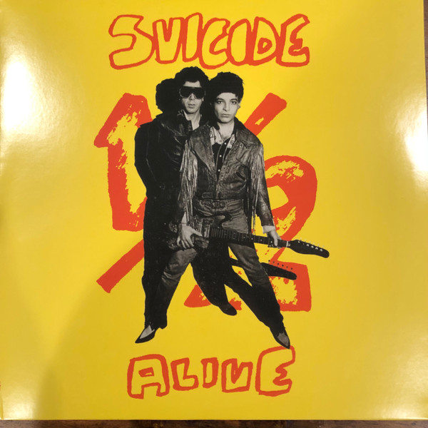 Suicide - 1/2 Alive Album Cover [Metaalprint]