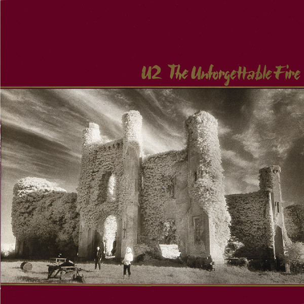 U2 - The Unforgettable Fire Album Cover [Metaalprint]