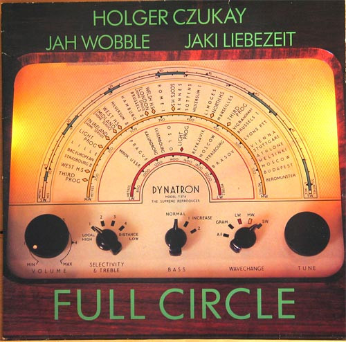 Holger Czukay, Jah Wobble, Jaki Liebezeit - Full Circle Album Cover [Metaalprint]