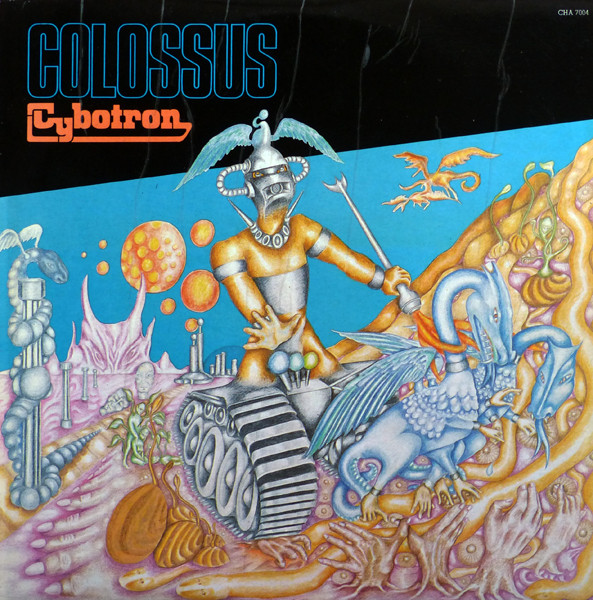 Cybotron (2) - Colossus Album Cover [Metaalprint]