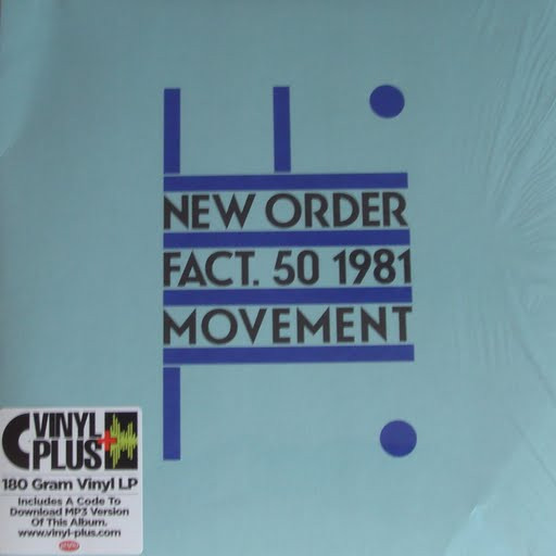 New Order - Movement Album Cover [Metaalprint]