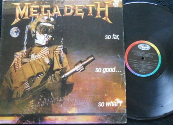 Megadeth - So Far, So Good... So What! Album Cover [Metaalprint]