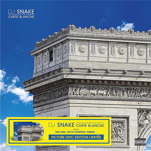 DJ Snake - Carte Blanche Album Cover [Metaalprint]