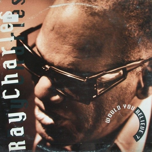 Ray Charles - Would You Believe ? Album Cover [Metaalprint]