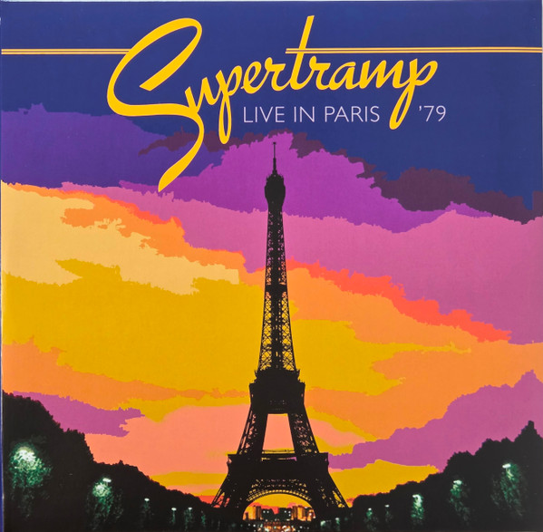 Supertramp - Live In Paris '79 Album Cover [Metaalprint]