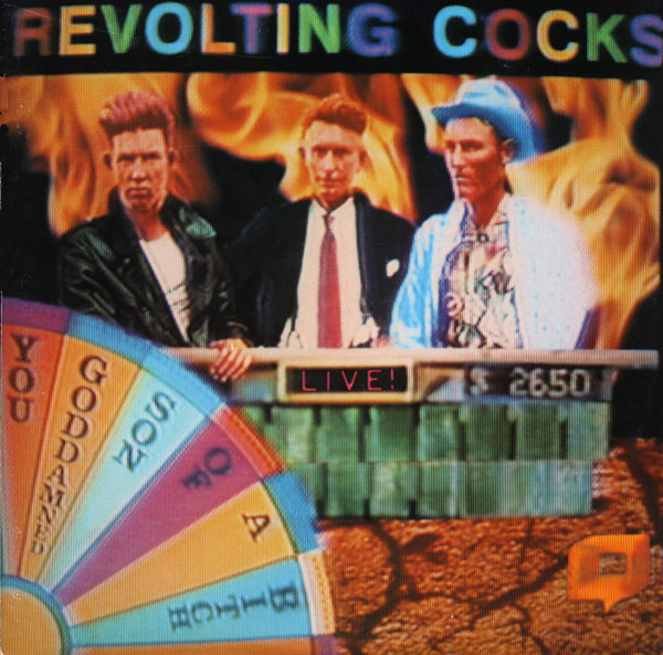 Revolting Cocks - Live! You Goddamned Son Of A Bitch Album Cover [Metaalprint]