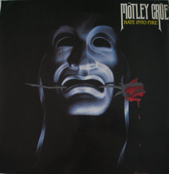 Mötley Crüe - Hate Into Fire Album Cover [Metaalprint]