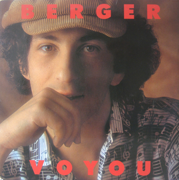 Michel Berger - Voyou Album Cover [Metaalprint]