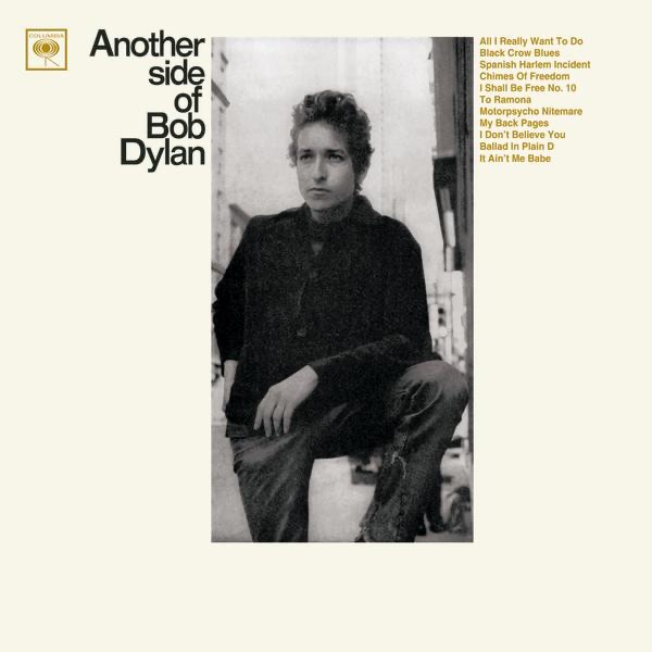 Bob Dylan - Another Side Of Bob Dylan Album Cover [Metaalprint]