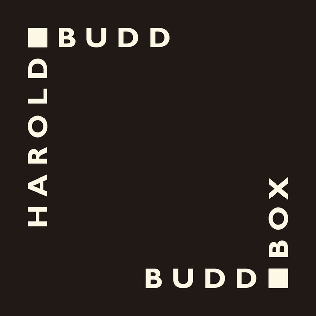 Harold Budd - The White Arcades Album Cover [Metaalprint]