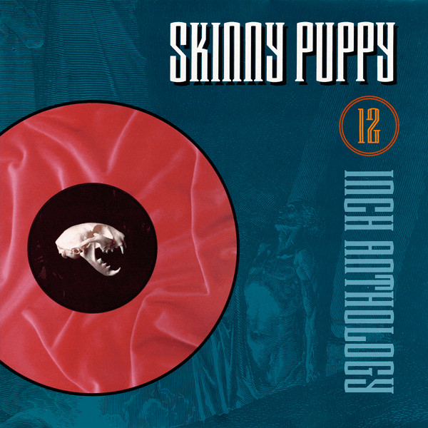 Skinny Puppy - 12 Inch Anthology Album Cover [Metaalprint]