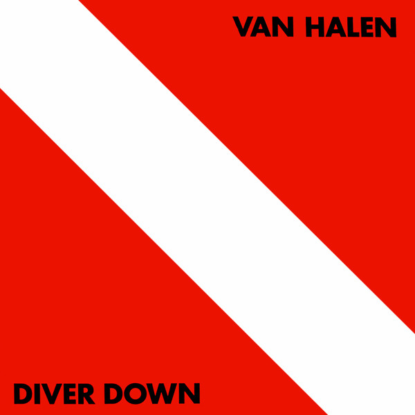 Van Halen - Diver Down Album Cover [Metaalprint]