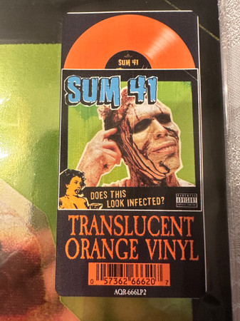 Sum 41 - Does This Look Infected? Album Cover [Metaalprint]