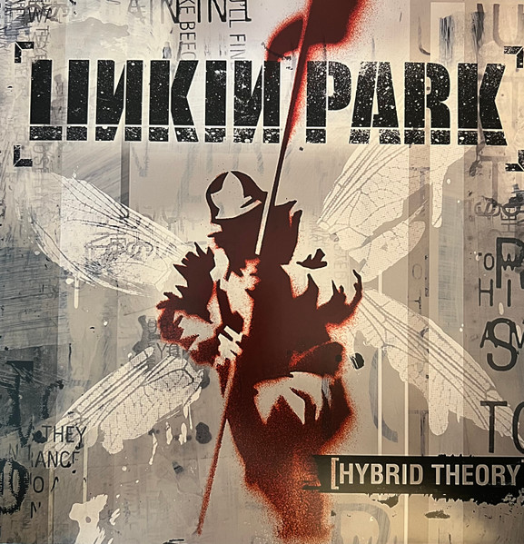 Linkin Park - Hybrid Theory  Album Cover [Metaalprint]