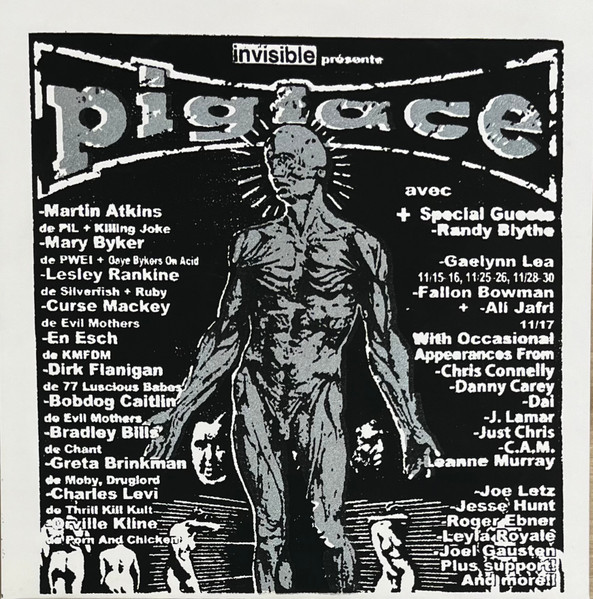 Pigface - Pigface Live 2019 Album Cover [Metaalprint]