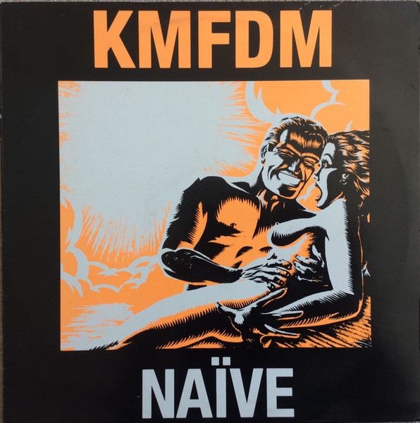 KMFDM - Naïve Album Cover [Metaalprint]