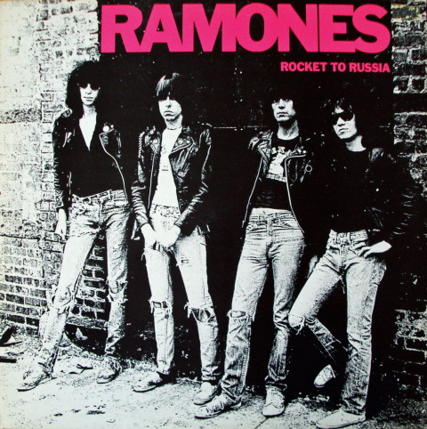 Ramones - Rocket To Russia Album Cover [Metaalprint]