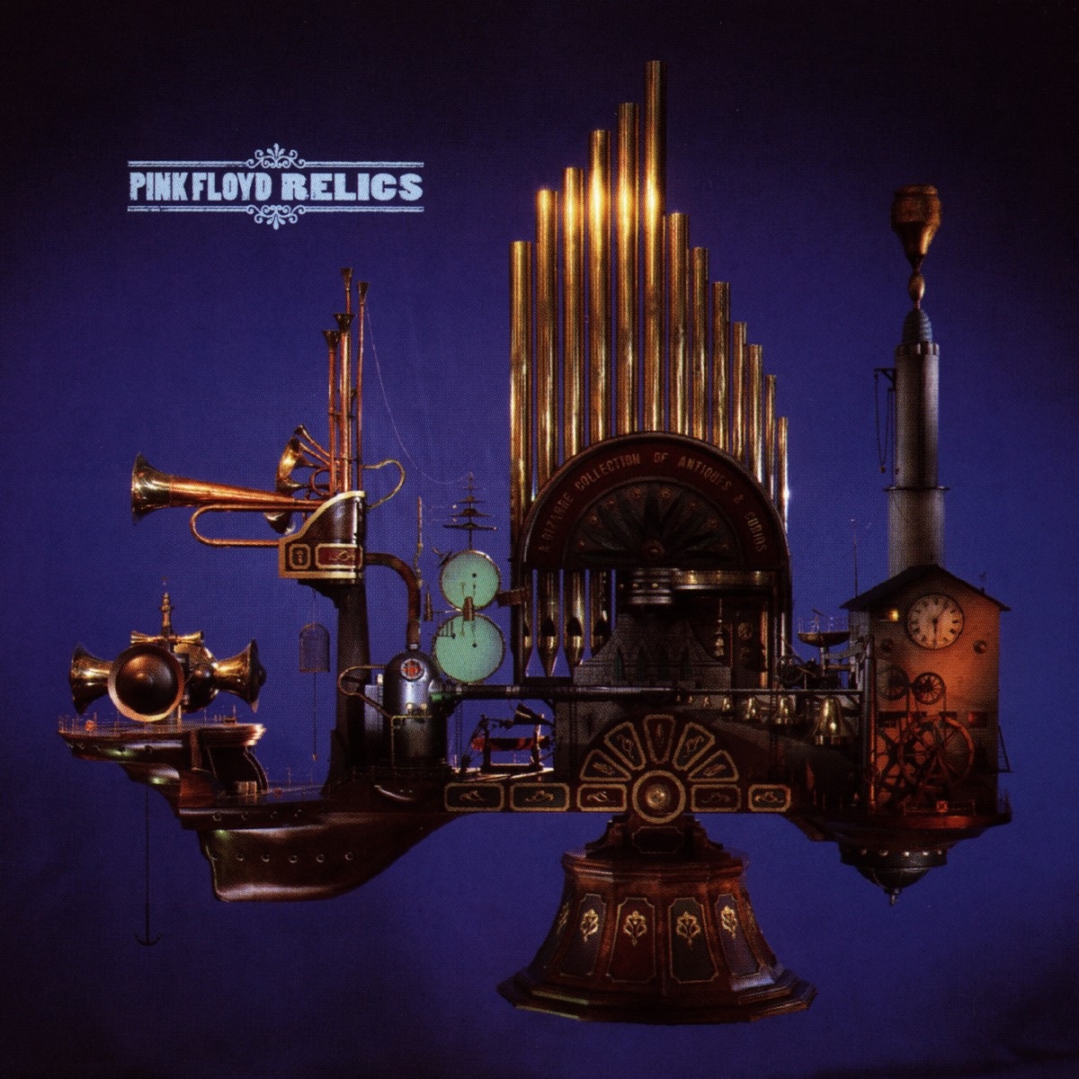 Pink Floyd - Relics Album Cover [Metaalprint]
