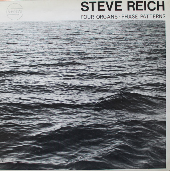 Steve Reich - Four Organs / Phase Patterns Album Cover [Metaalprint]