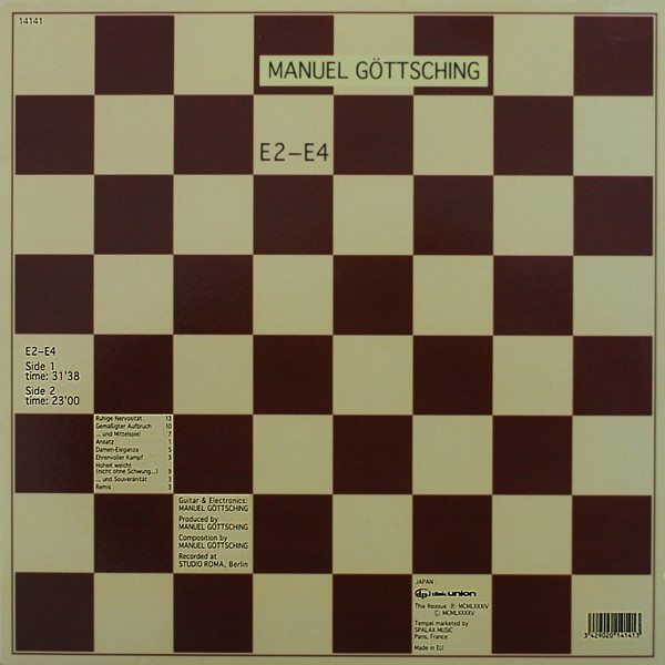 Manuel Göttsching - E2-E4 Album Cover [Metaalprint]