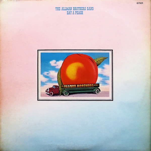 The Allman Brothers Band - Eat A Peach Album Cover [Metaalprint]