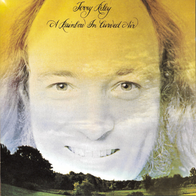 Terry Riley - A Rainbow In Curved Air Album Cover [Metaalprint]