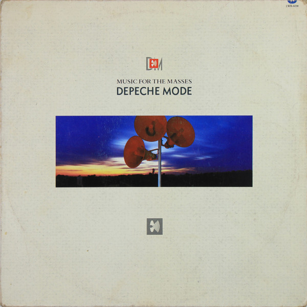 Depeche Mode - Music For The Masses Album Cover [Metaalprint]