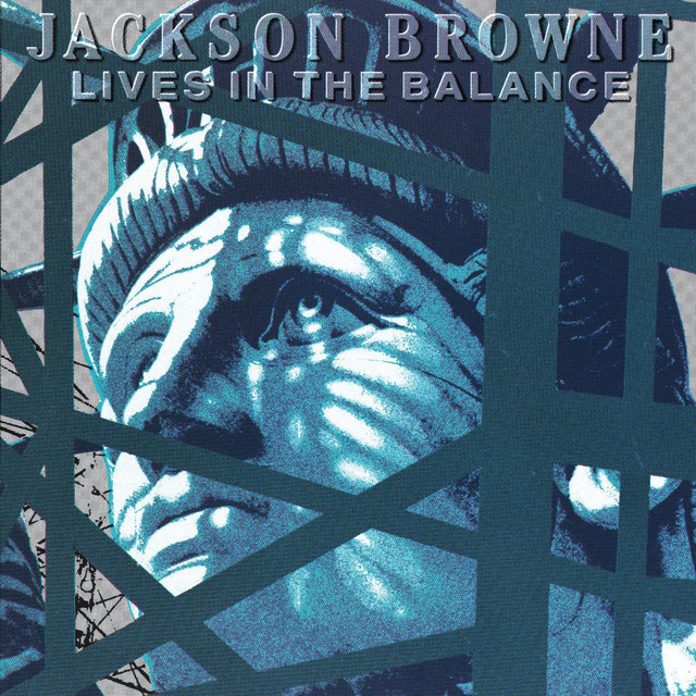 Jackson Browne - Lives In The Balance Album Cover [Metaalprint]
