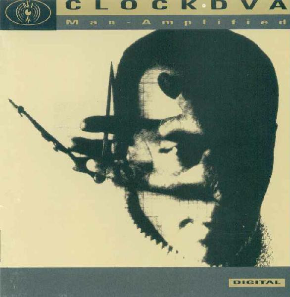 Clock DVA - Man-Amplified Album Cover [Metaalprint]