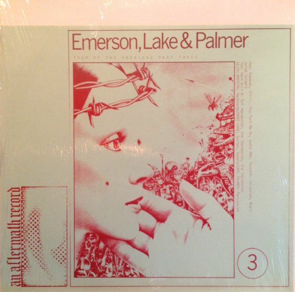 Emerson, Lake & Palmer - Tour Of The Americas Part Three Album Cover [Metaalprint]
