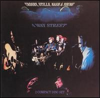 Crosby, Stills, Nash & Young - 4 Way Street Album Cover [Metaalprint]