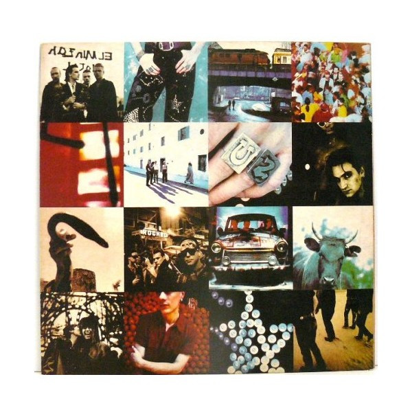 U2 - Achtung Baby Album Cover [Metaalprint]
