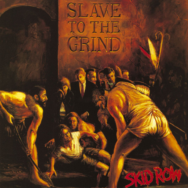 Skid Row - Slave To The Grind Album Cover [Metaalprint]