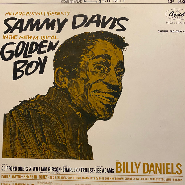 Sammy Davis Jr. - Golden Boy Album Cover [Metaalprint]