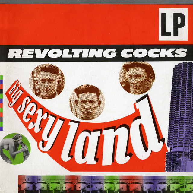 Revolting Cocks - Big Sexy Land Album Cover [Metaalprint]