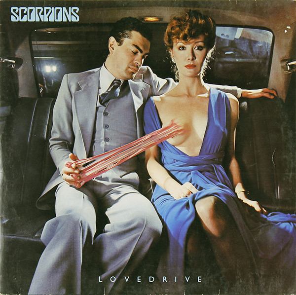 Scorpions - Lovedrive Album Cover [Metaalprint]