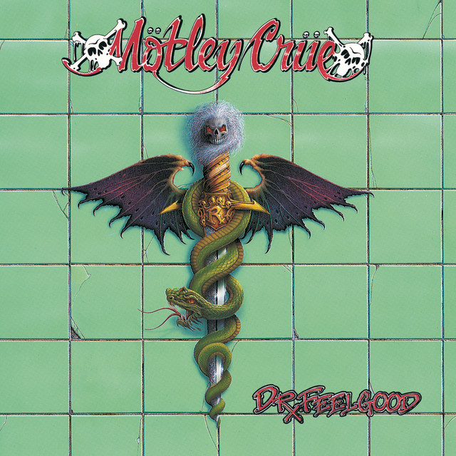 Mötley Crüe - Dr. Feelgood Album Cover [Metaalprint]