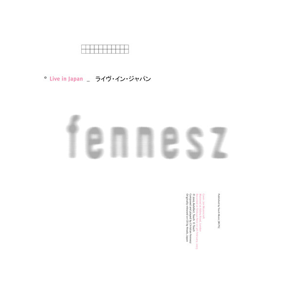 Fennesz - Live In Japan Album Cover [Metaalprint]