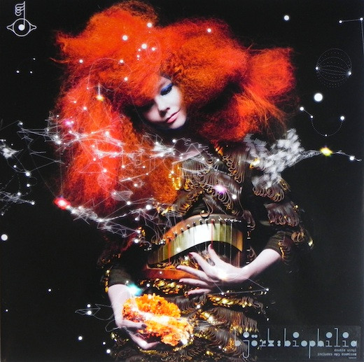 Björk - Biophilia Album Cover [Metaalprint]