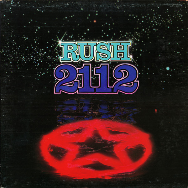 Rush - 2112 Album Cover [Metaalprint]