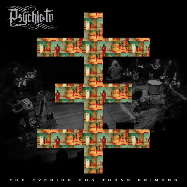 Psychic TV - The Evening Sun Turns Crimson Album Cover [Metaalprint]