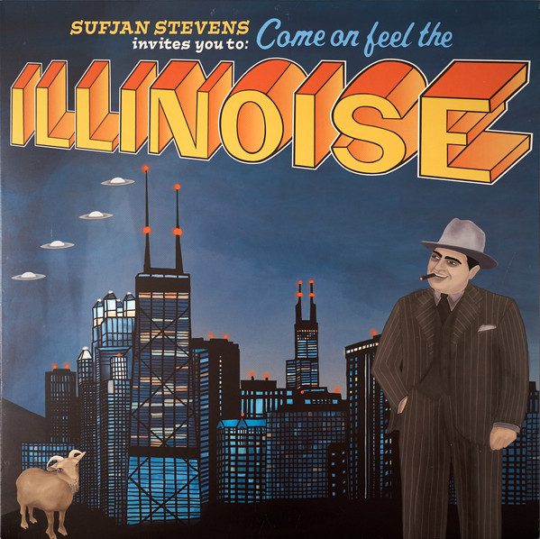Sufjan Stevens - Illinois Album Cover [Metaalprint]