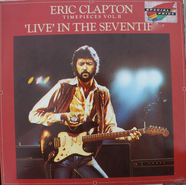 Eric Clapton - 'Live' In The Seventies Album Cover [Metaalprint]