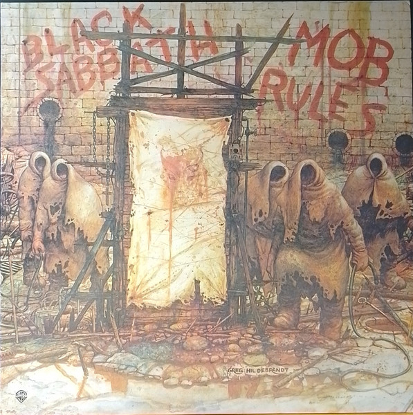 Black Sabbath - Mob Rules Album Cover [Metaalprint]
