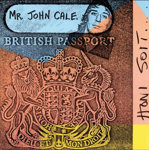 John Cale - Honi Soit Album Cover [Metaalprint]